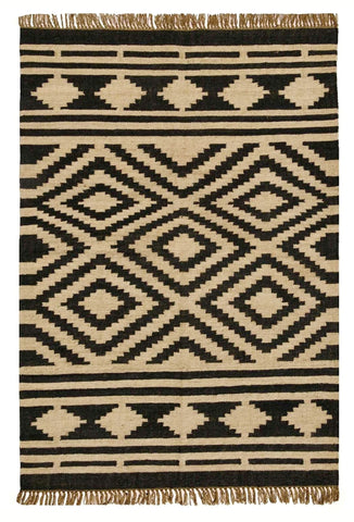 Kilim Rug | Handwoven Flatweave | Traditional Luxurious Carpet | Multicolor - Wool & Jute Rug | Vegetable Dye - Natural Area Rug