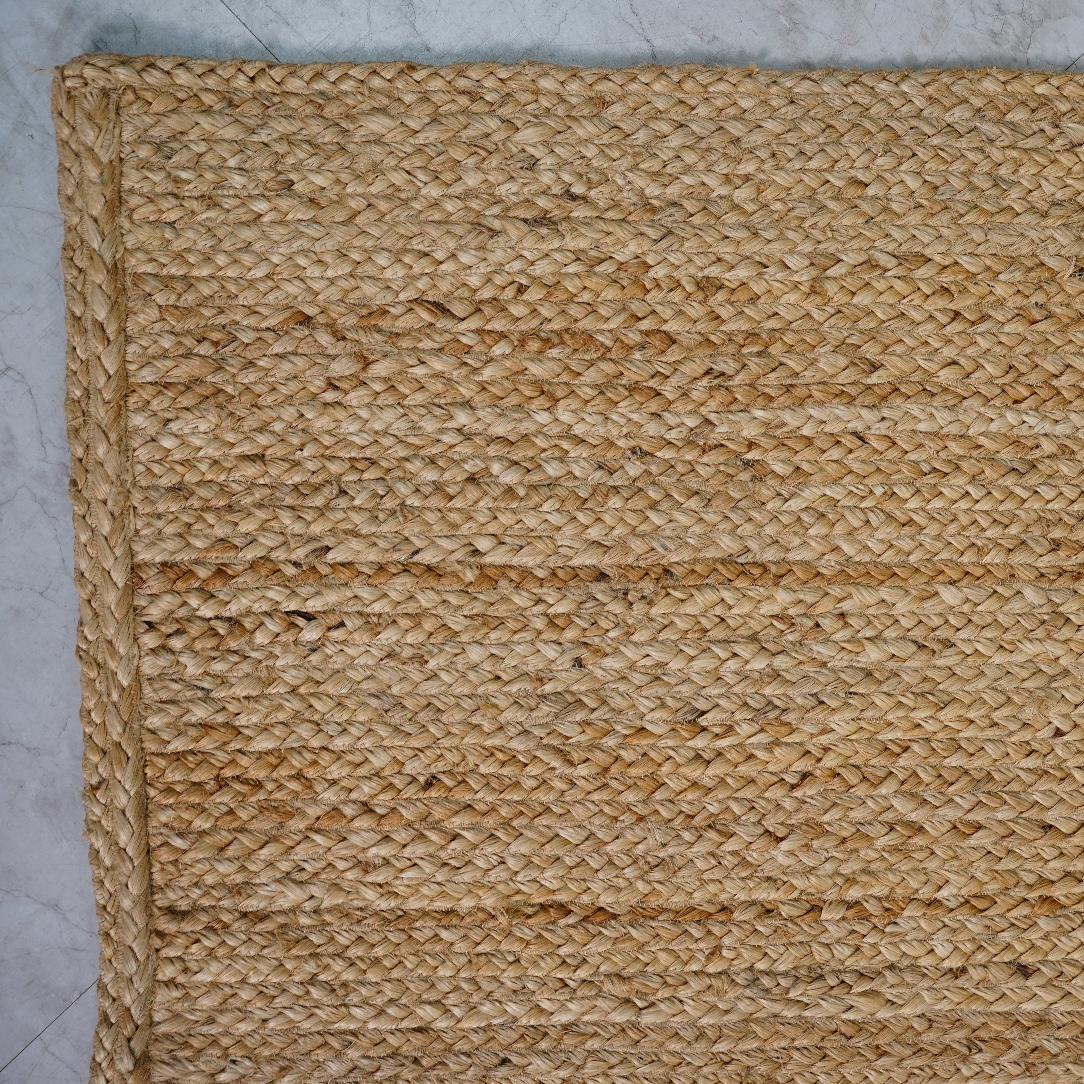 Natural Hemp Jute Rug – Handcrafted Braided Rug with Rustic Charm